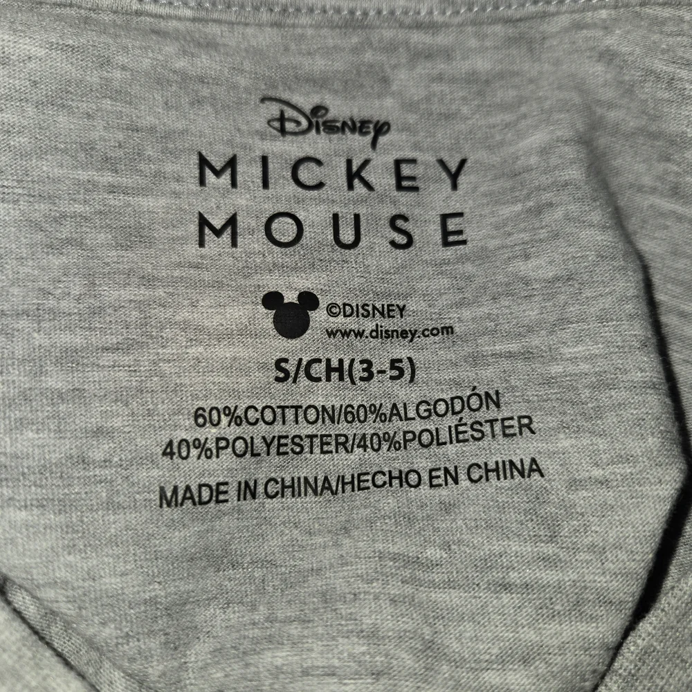 Disney Mickey Mouse NEW 2-Piece (Short and Long Sleeve) Graphic Top Set - Picture 5 of 7